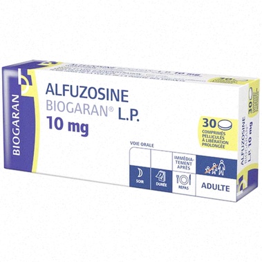 Acheter Alfuzosin - Illustration de comprimés génériques et blister