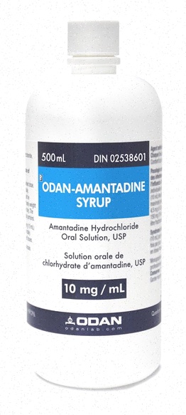 Acheter de l'amantadine - pilule en main d'une pharmacienne