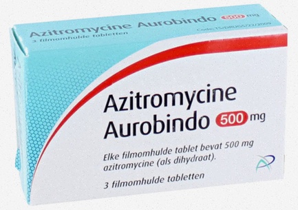 Azithromycin – Illustration de boîtes de comprimés