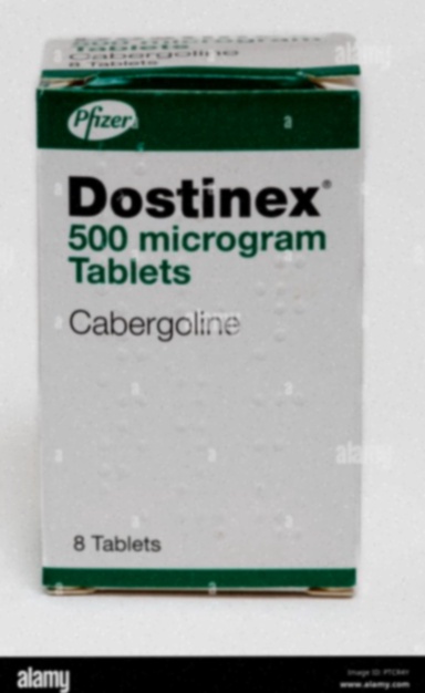 Cabergoline – illustration de pilule