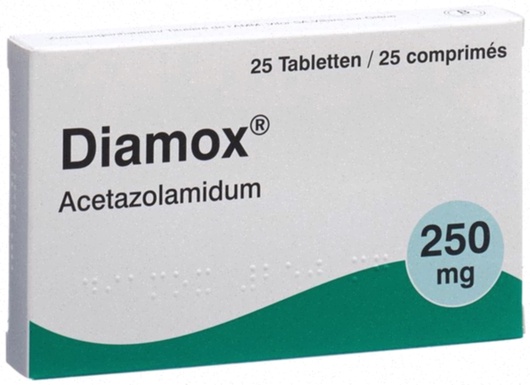 Acheter Diamox - Illustration d’un comprimé d’Acétazolamide