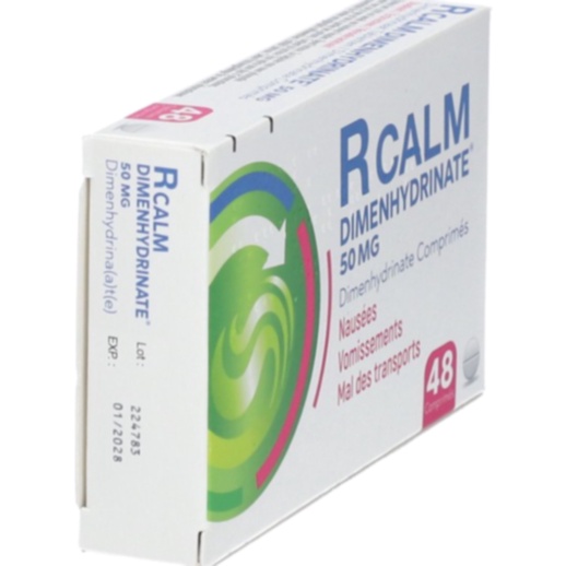 Acheter Dimenhydrinate - illustration de comprimés et navigation en ligne