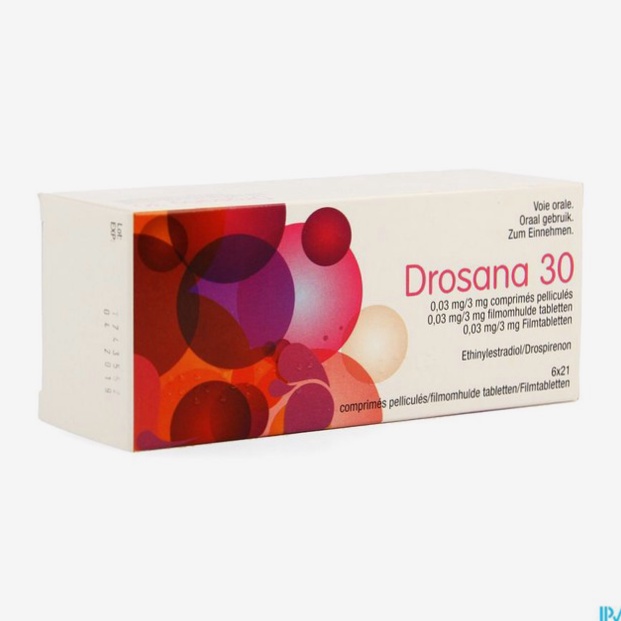 Acheter drospirenone - comprimés et emballage