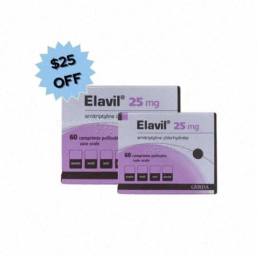 Acheter Elavil - Illustration de comprimés d’amitriptyline