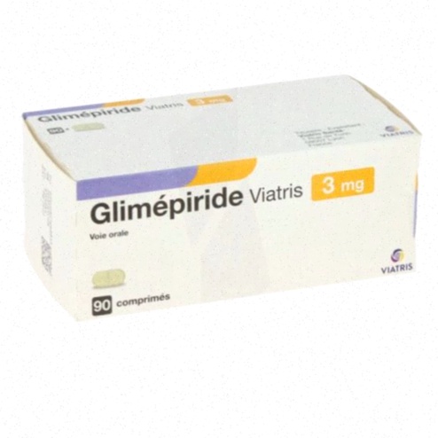 Acheter Glimepiride - Illustration de comprimés de glimepiride 2 mg
