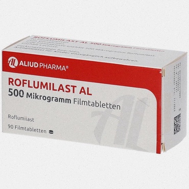 Boîte de roflumilast et calcul du meilleur prix
