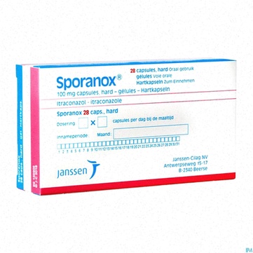 Acheter Sporanox - boîte de gélules itraconazole