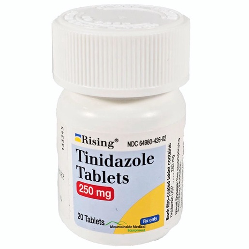 Acheter Tinidazole - Illustration d'un comprimé et d'une livraison express