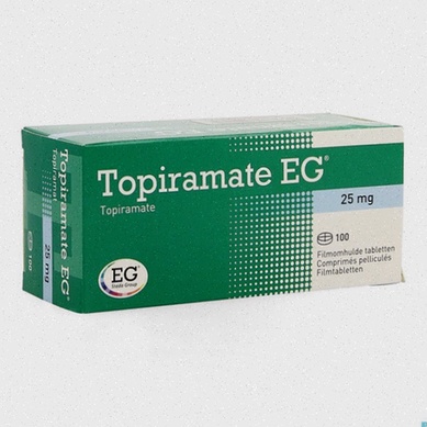 Acheter le Topiramate - Illustration de gélules et boîte de médicament