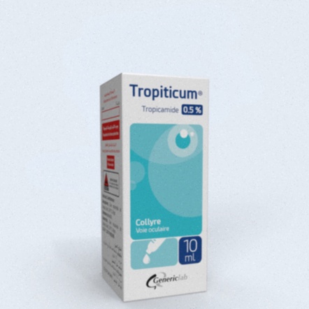 Tropicamide - Flacon gouttes oculaires