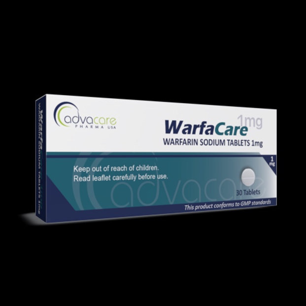 Acheter Warfarin - Illustration d’un flacon de comprimés anticoagulants