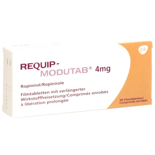 Acheter Requip - boîte de comprimés et logo Pharmacie