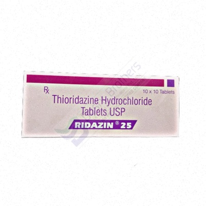 Acheter Thioridazine - Illustration d'une boite de comprimés